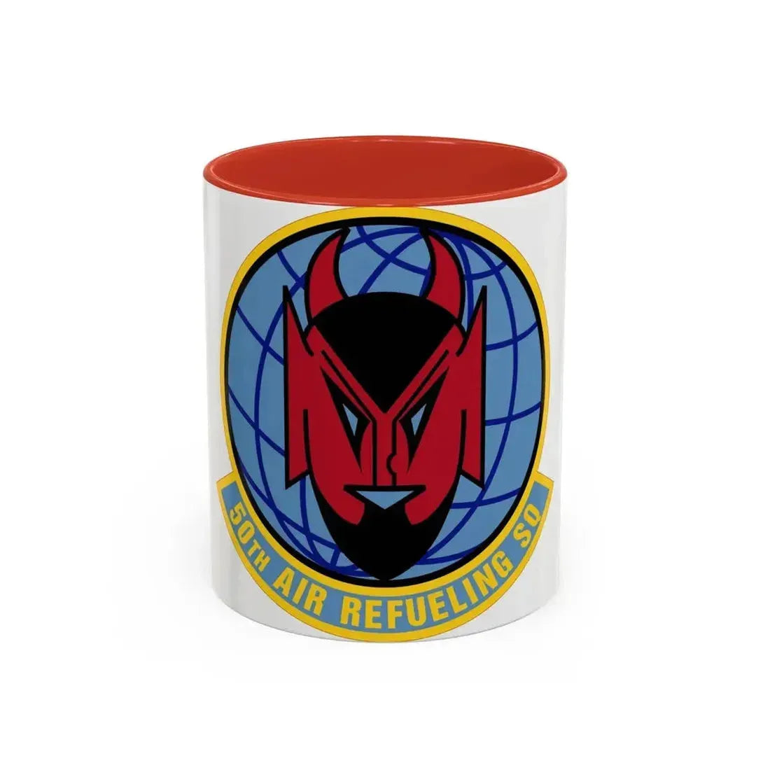 50 Air Refueling Squadron AMC (U.S. Air Force) Accent Coffee Mug 11oz Red - Go Mug Yourself