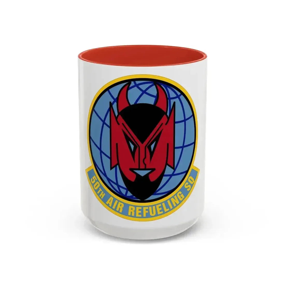 50 Air Refueling Squadron AMC (U.S. Air Force) Accent Coffee Mug 15oz Red - Go Mug Yourself