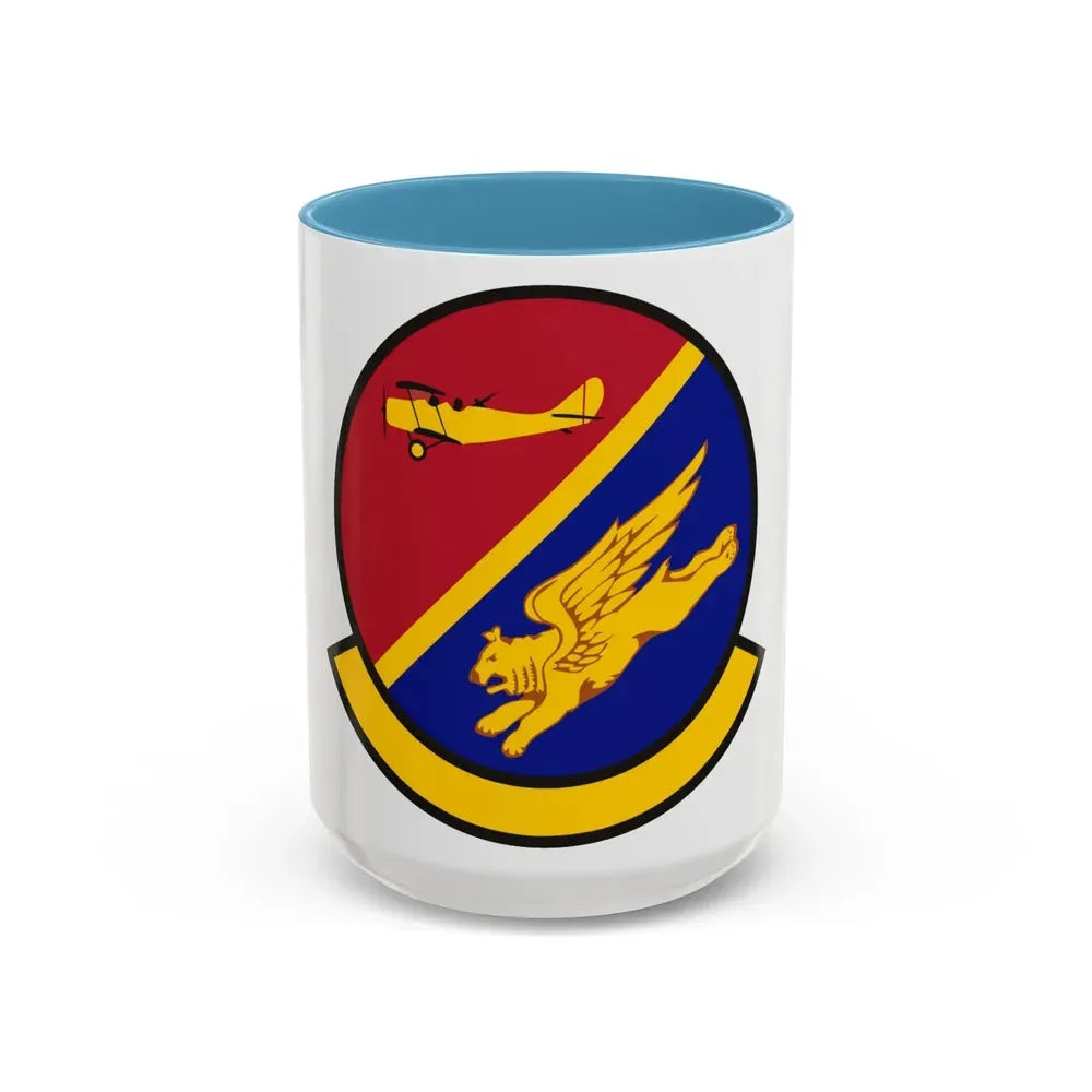 50 Attack Squadron ACC (U.S. Air Force) Accent Coffee Mug 15oz Light Blue - Go Mug Yourself