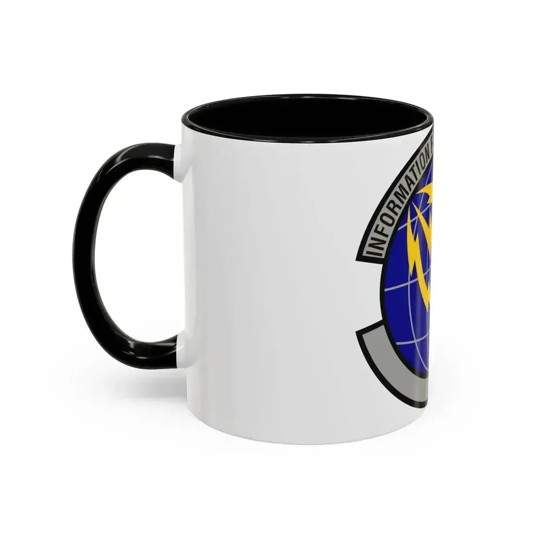 50 Communications Squadron USSF (U.S. Air Force) Accent Coffee Mug - Go Mug Yourself