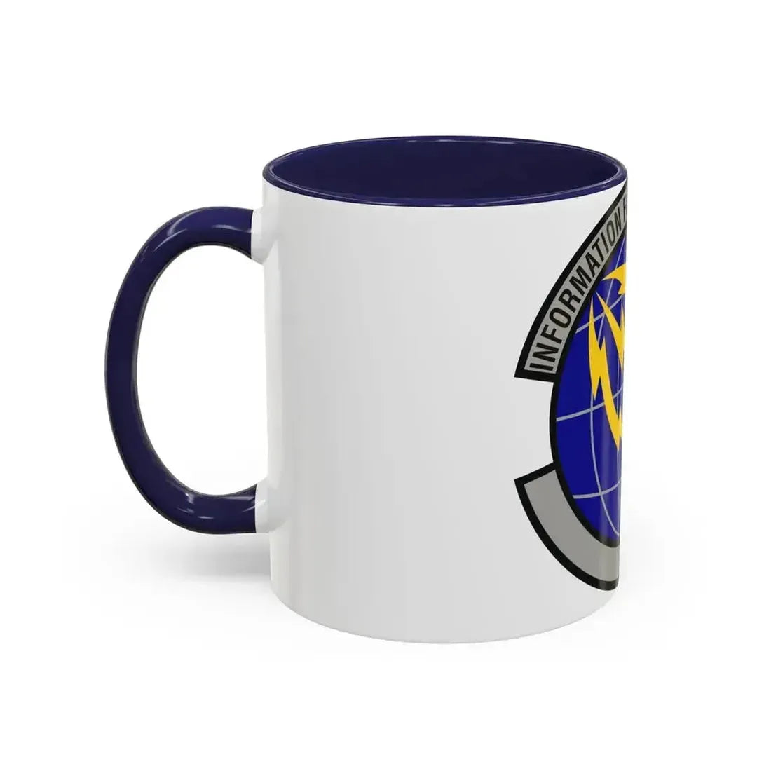 50 Communications Squadron USSF (U.S. Air Force) Accent Coffee Mug - Go Mug Yourself