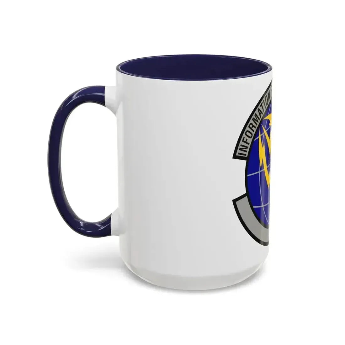 50 Communications Squadron USSF (U.S. Air Force) Accent Coffee Mug - Go Mug Yourself
