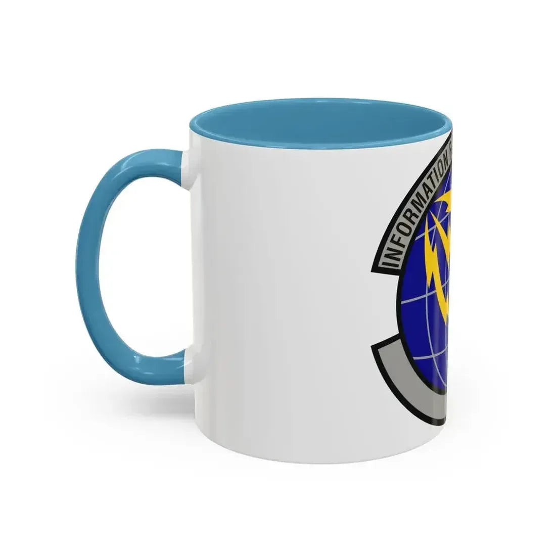 50 Communications Squadron USSF (U.S. Air Force) Accent Coffee Mug - Go Mug Yourself