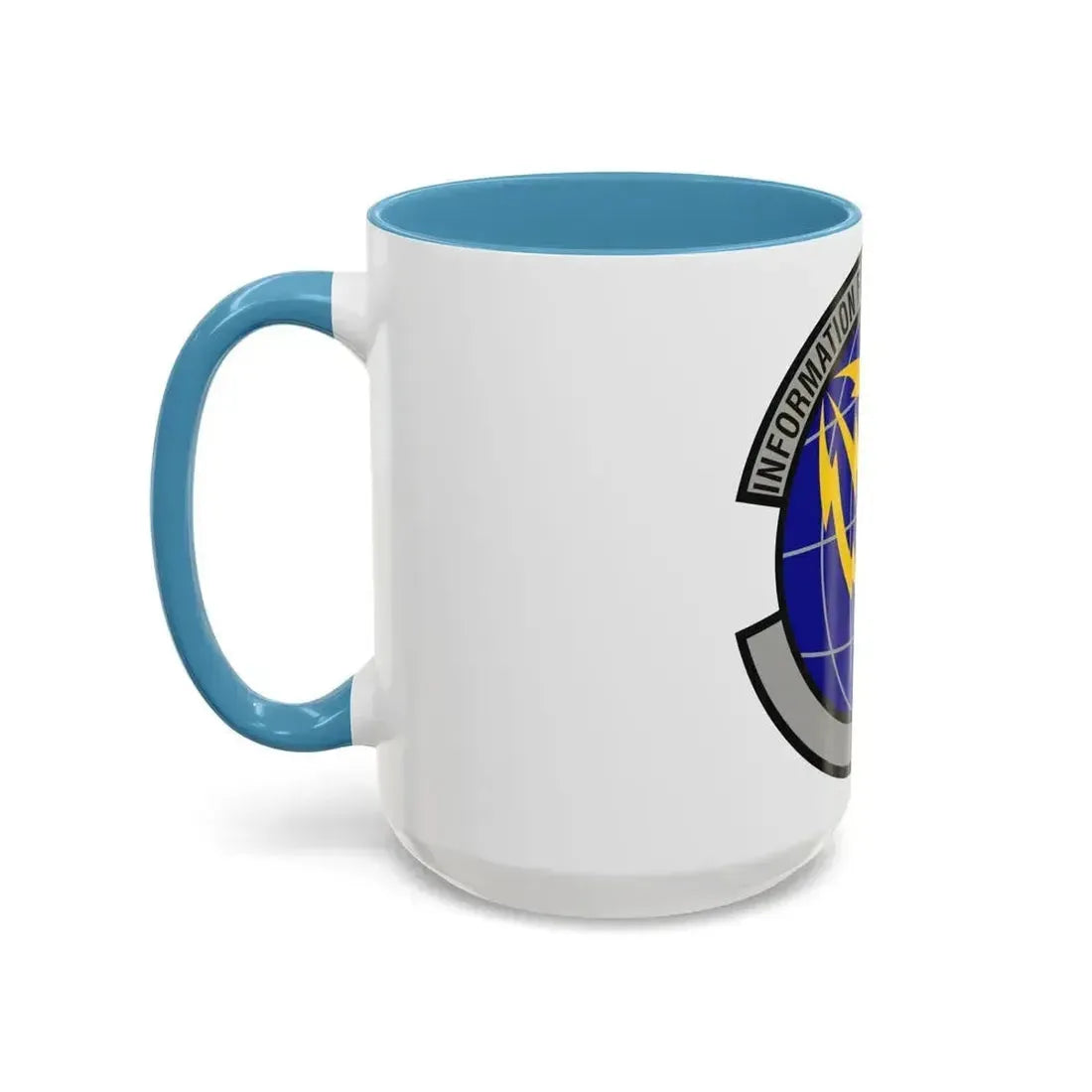 50 Communications Squadron USSF (U.S. Air Force) Accent Coffee Mug - Go Mug Yourself