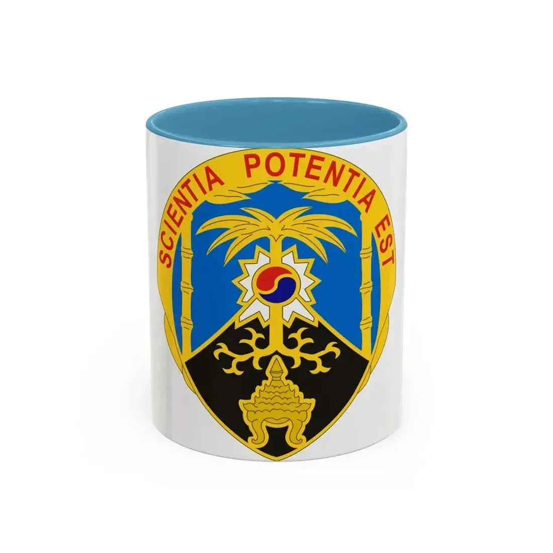 500 Military Intelligence Brigade 2 (U.S. Army) Accent Coffee Mug 11oz Light Blue - Go Mug Yourself
