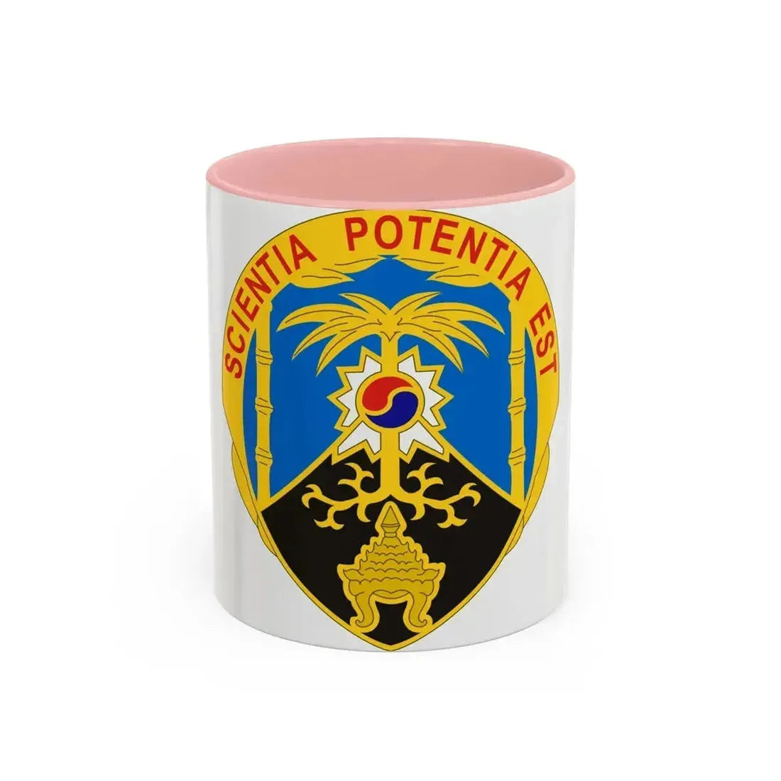 500 Military Intelligence Brigade 2 (U.S. Army) Accent Coffee Mug 11oz Pink - Go Mug Yourself