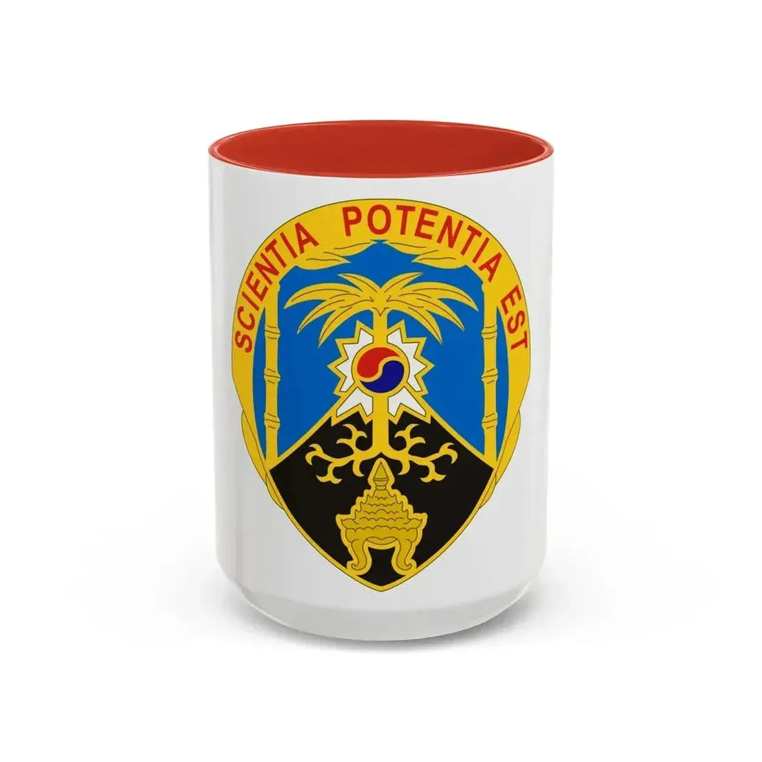 500 Military Intelligence Brigade 2 (U.S. Army) Accent Coffee Mug 15oz Red - Go Mug Yourself