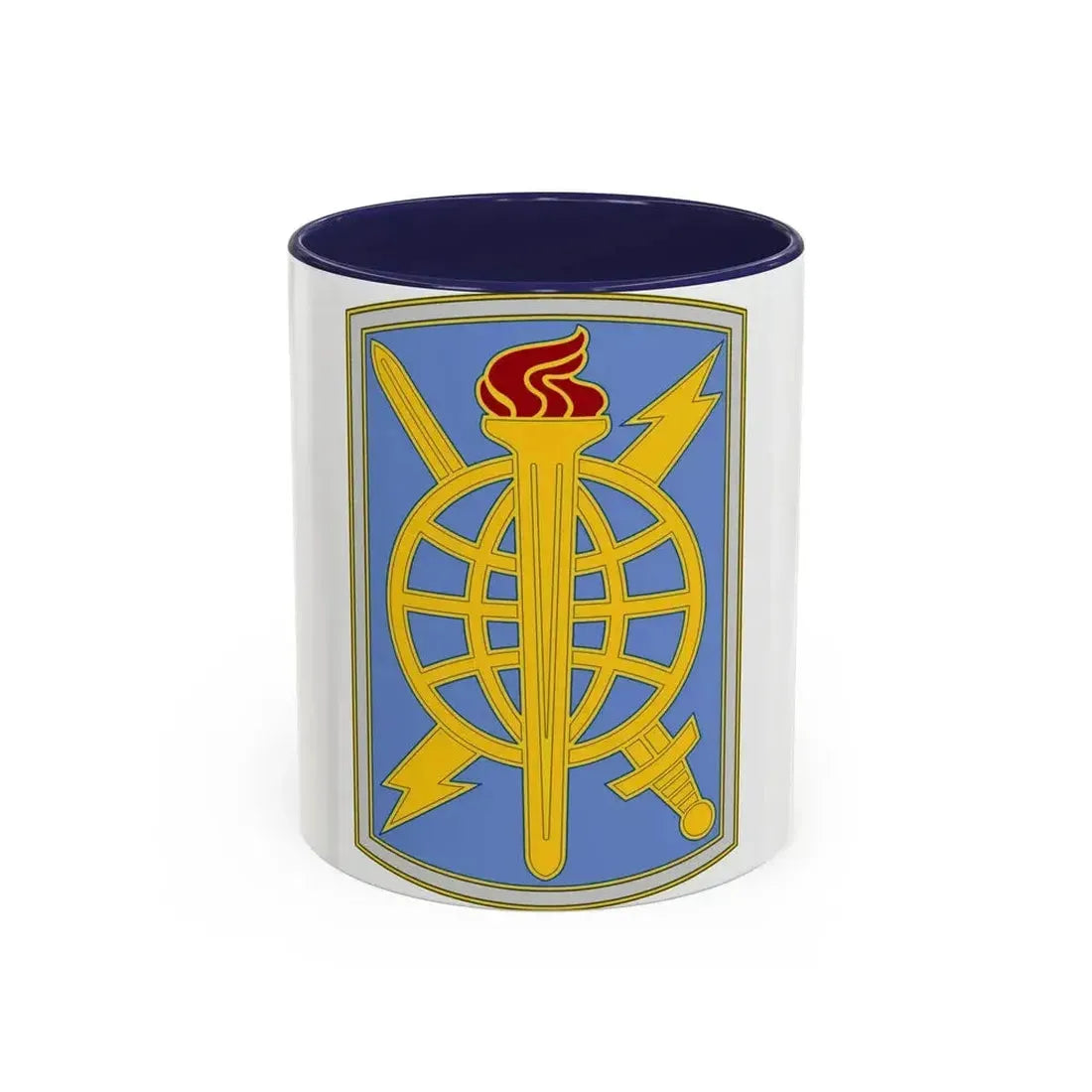 500 Military Intelligence Brigade 3 (U.S. Army) Accent Coffee Mug 11oz Navy - Go Mug Yourself