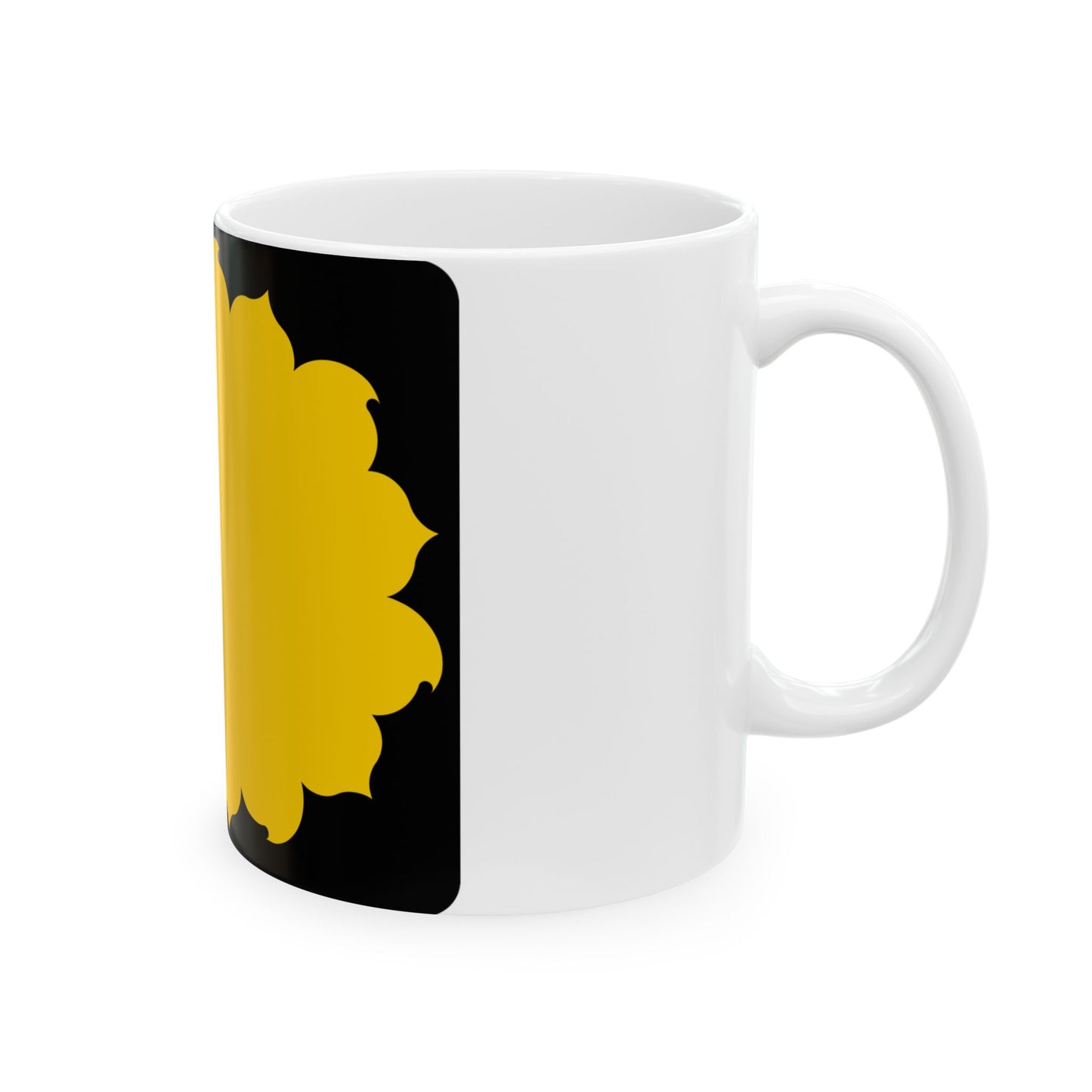 K-blank wide (Kansas) (Road Sign) White Coffee Mug
