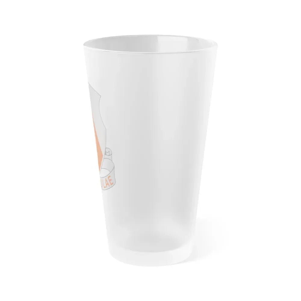501 Signal Battalion (U.S. Army) Frosted Pint Glass 16oz - Go Mug Yourself