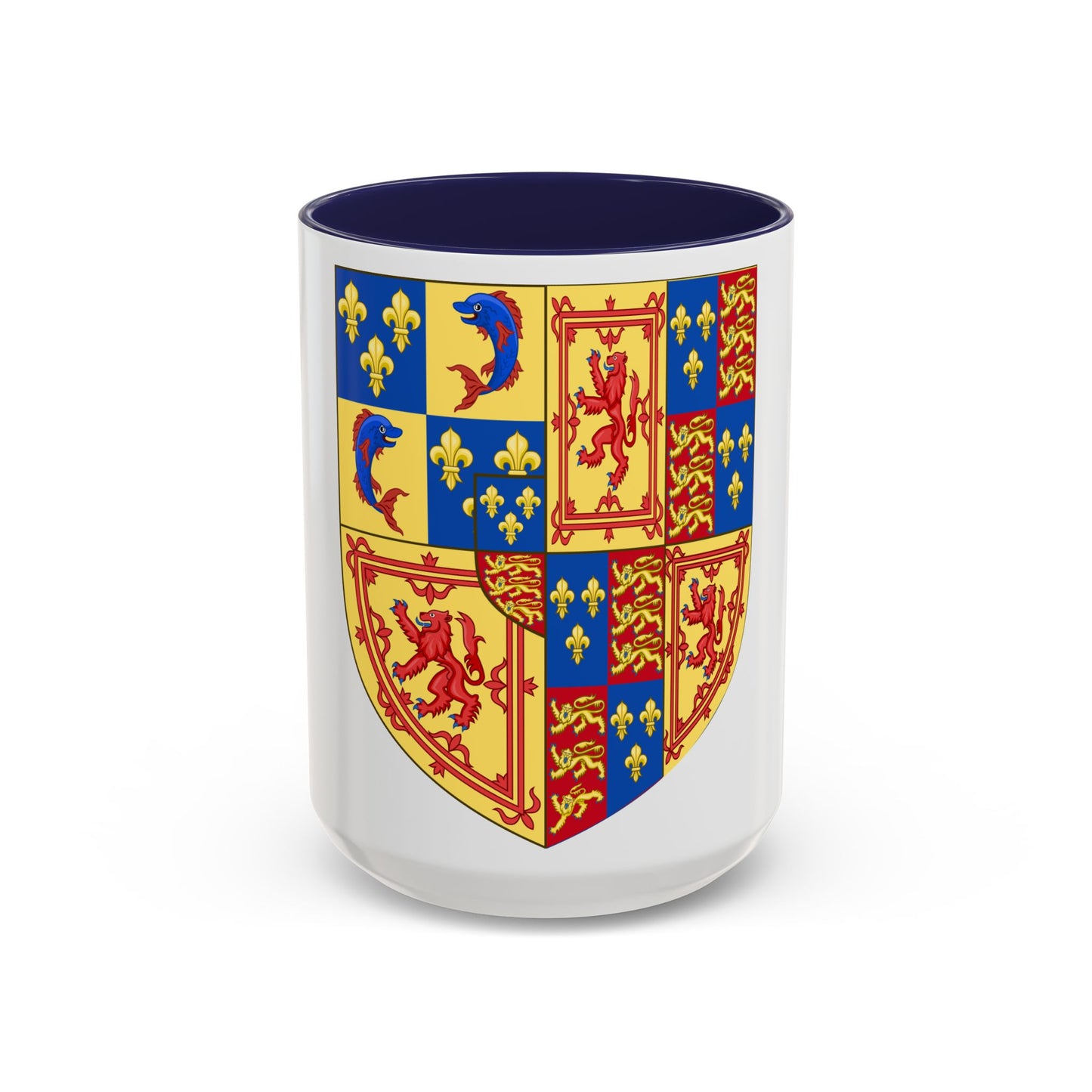 Royal Arms of the Kingdom of Scotland (1559) - Accent Coffee Mug