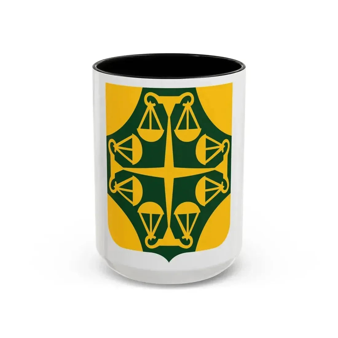 502 Military Police Battalion 2 (U.S. Army) Accent Coffee Mug 15oz Black - Go Mug Yourself