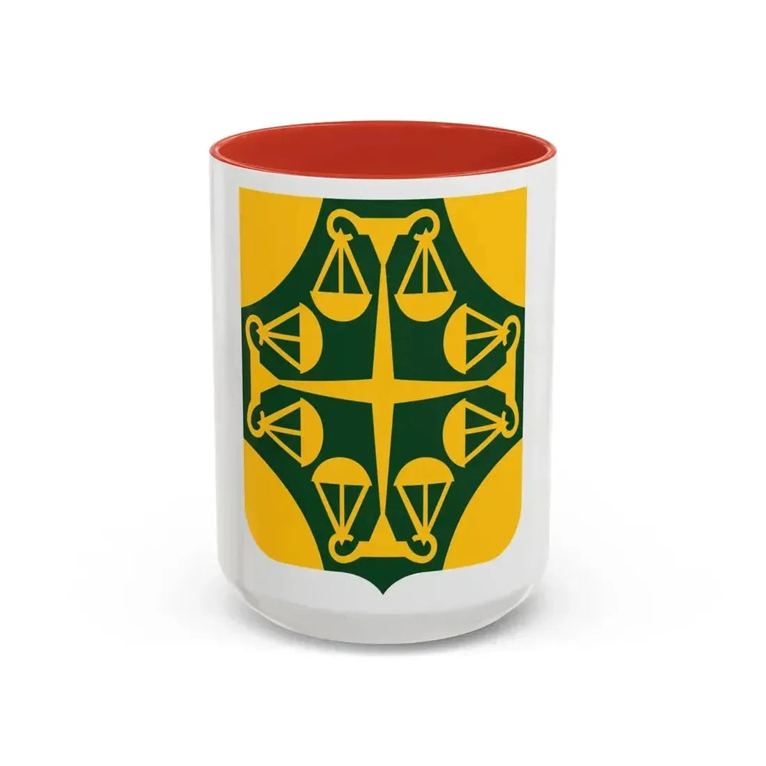 502 Military Police Battalion 2 (U.S. Army) Accent Coffee Mug 15oz Red - Go Mug Yourself