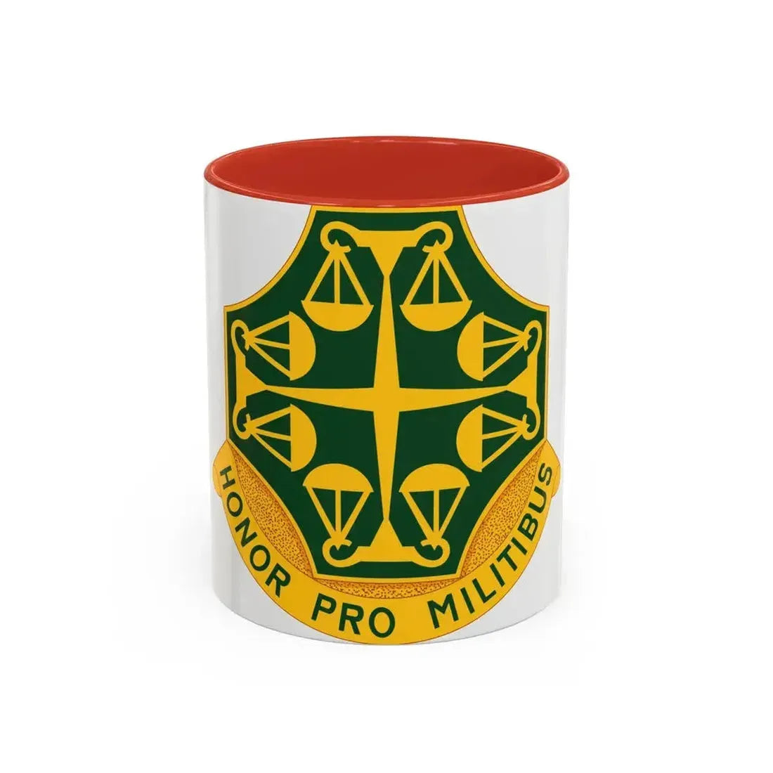 502 Military Police Battalion (U.S. Army) Accent Coffee Mug 11oz Red - Go Mug Yourself