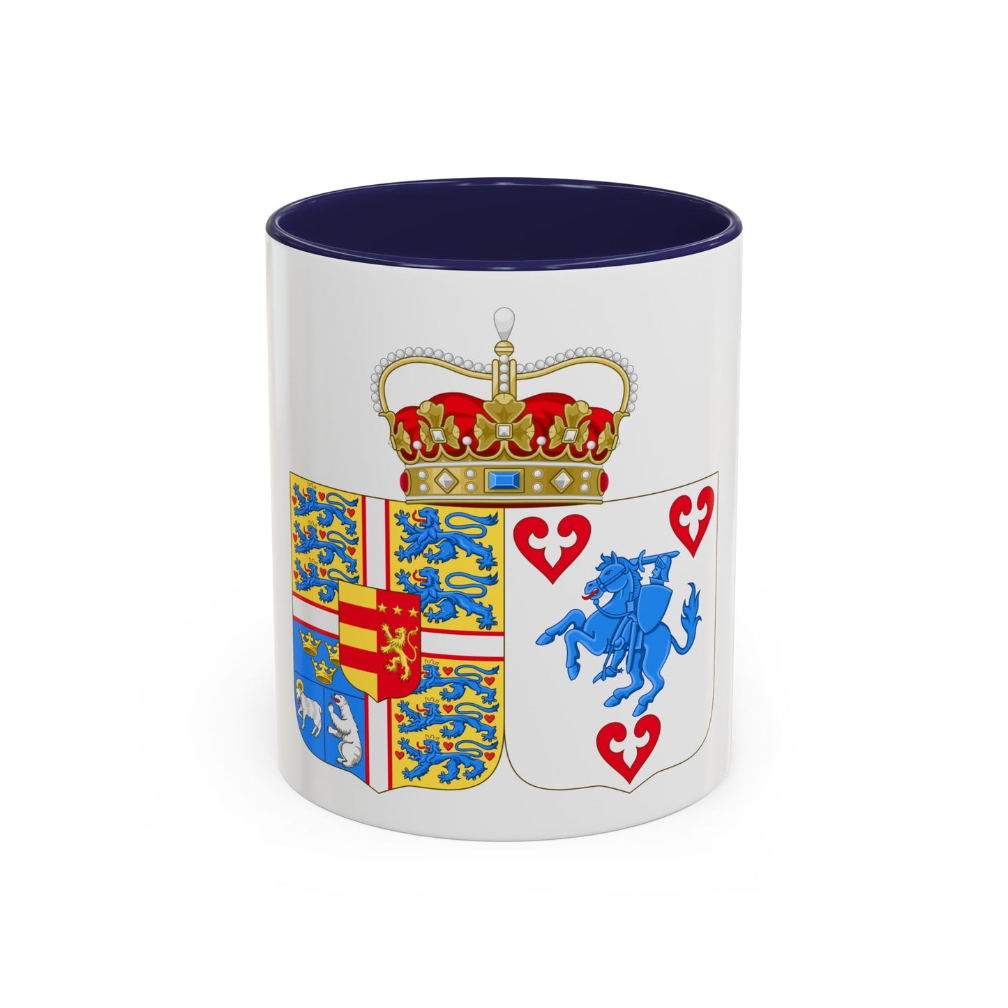 Coat of arms of Princess Marie of Denmark - Accent Coffee Mug