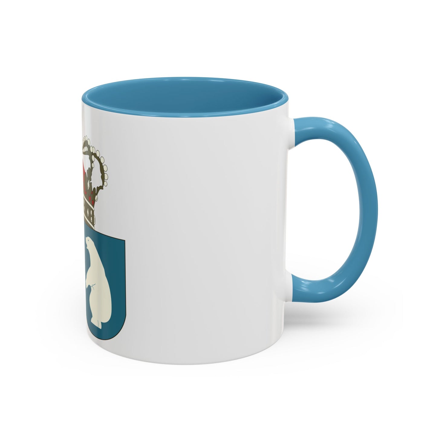 Coat of arms of the County of Greenland - Accent Coffee Mug