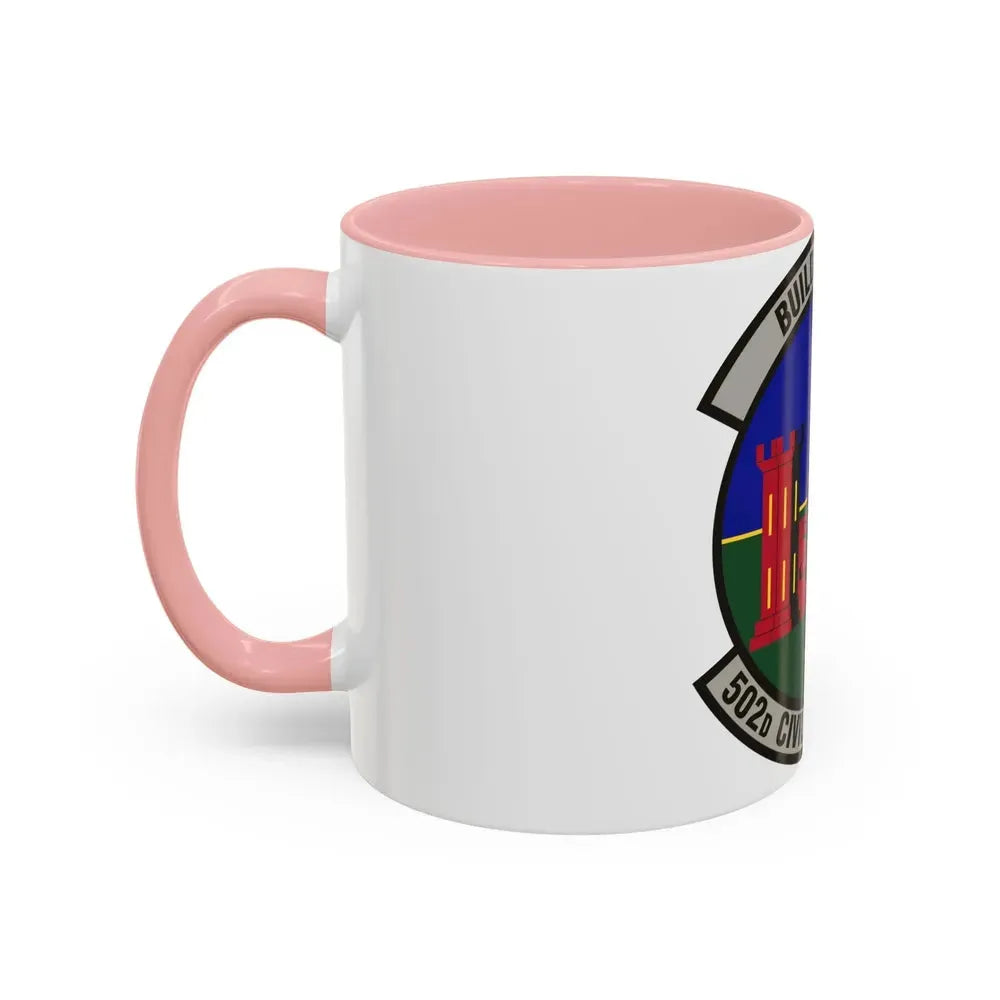 502d Civil Engineer Squadron (U.S. Air Force) Accent Coffee Mug - Go Mug Yourself