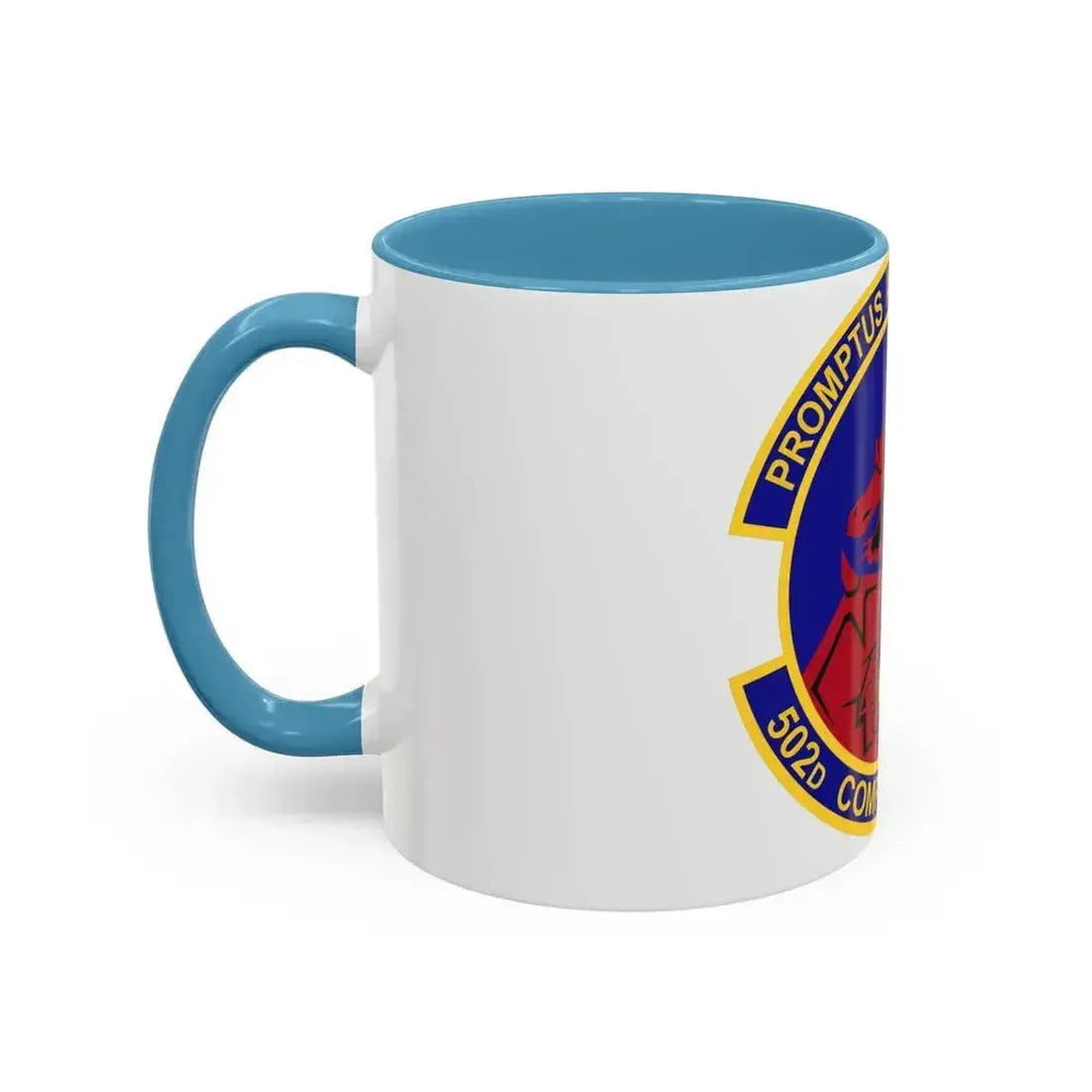 502d Comptroller Squadron (U.S. Air Force) Accent Coffee Mug - Go Mug Yourself