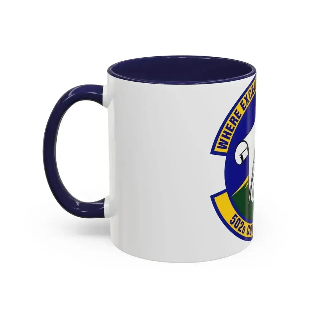 502d Contracting Squadron (U.S. Air Force) Accent Coffee Mug - Go Mug Yourself