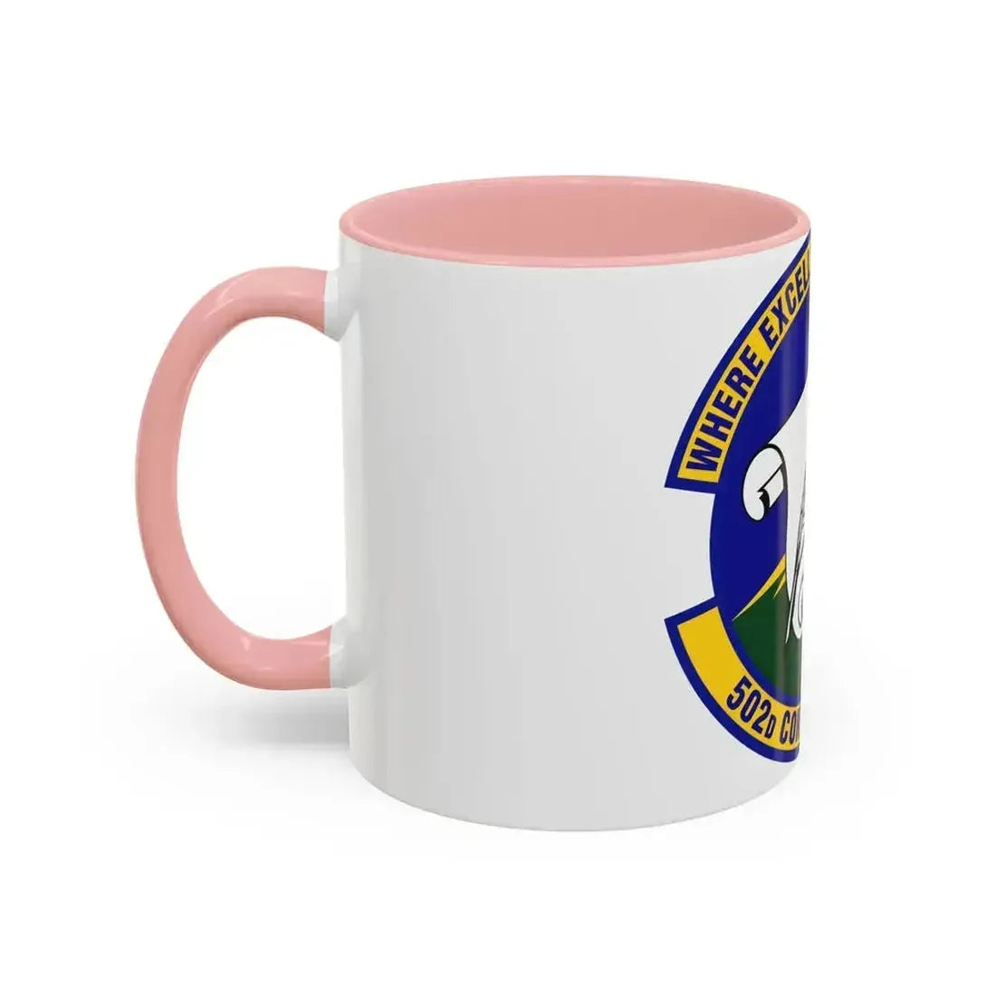 502d Contracting Squadron (U.S. Air Force) Accent Coffee Mug - Go Mug Yourself
