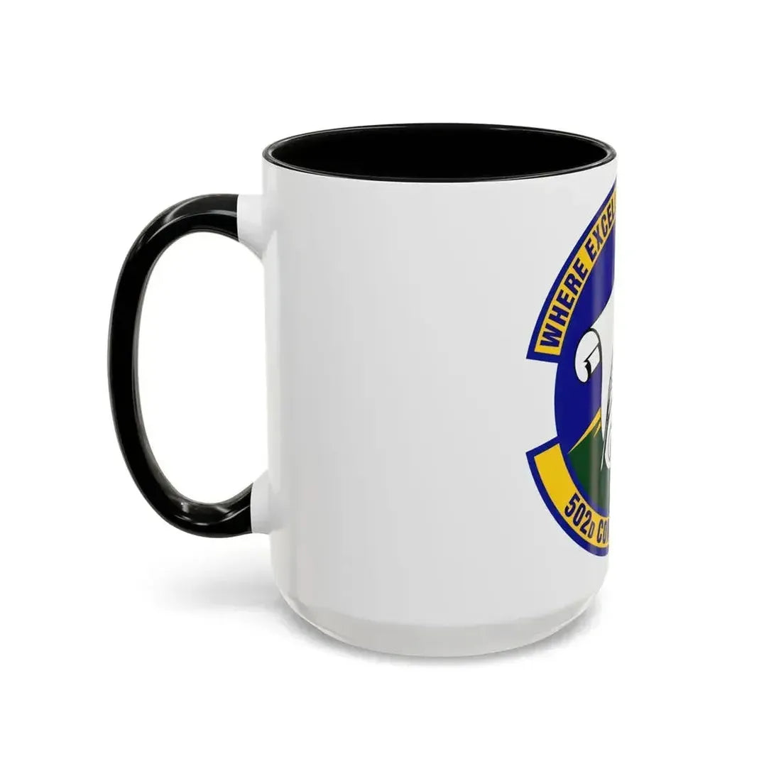 502d Contracting Squadron (U.S. Air Force) Accent Coffee Mug - Go Mug Yourself