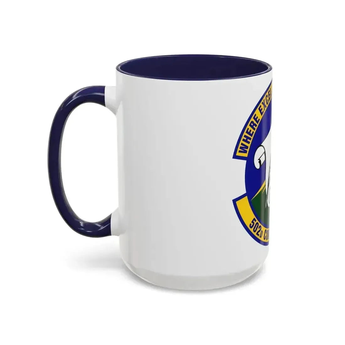 502d Contracting Squadron (U.S. Air Force) Accent Coffee Mug - Go Mug Yourself