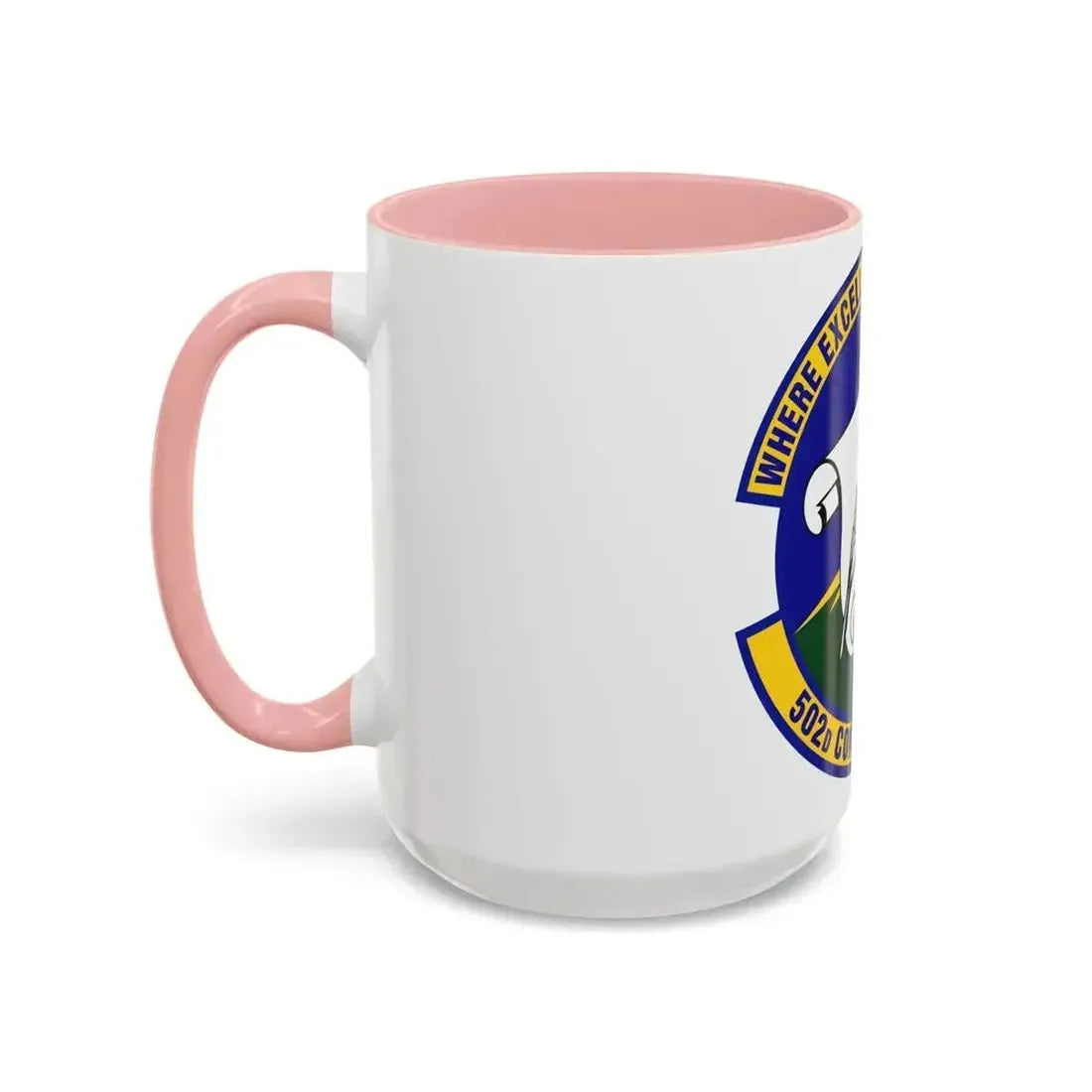 502d Contracting Squadron (U.S. Air Force) Accent Coffee Mug - Go Mug Yourself