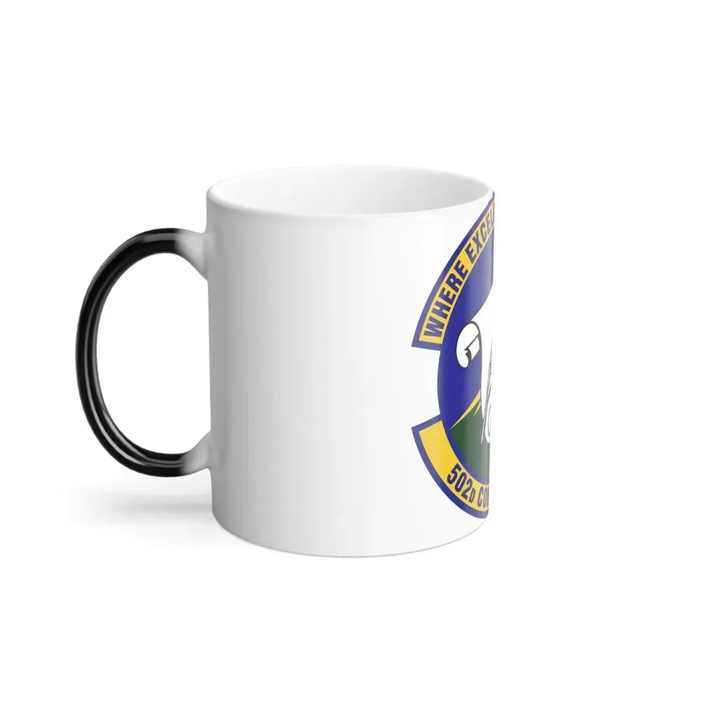 502d Contracting Squadron (U.S. Air Force) Color Changing Coffee Mug - Go Mug Yourself