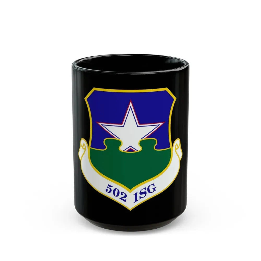 502d Installation Support Group (U.S. Air Force) Black Coffee Mug 15oz - Go Mug Yourself