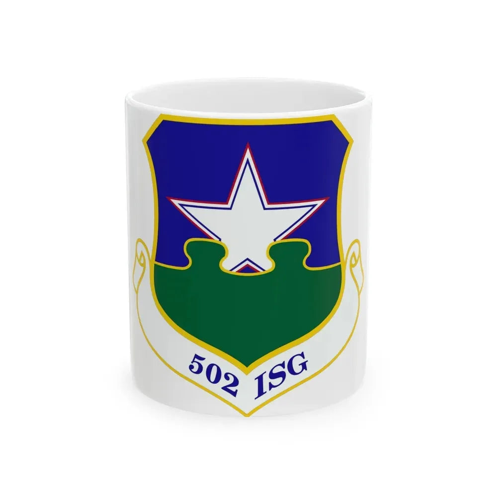 502d Installation Support Group (U.S. Air Force) White Coffee Mug 11oz - Go Mug Yourself