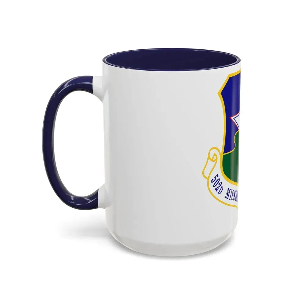 502d Mission Support Group (U.S. Air Force) Accent Coffee Mug - Go Mug Yourself