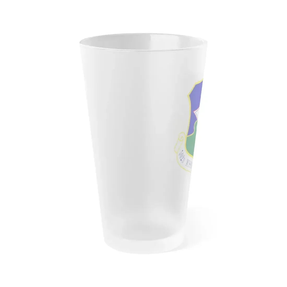 502d Mission Support Group (U.S. Air Force) Frosted Pint Glass 16oz - Go Mug Yourself