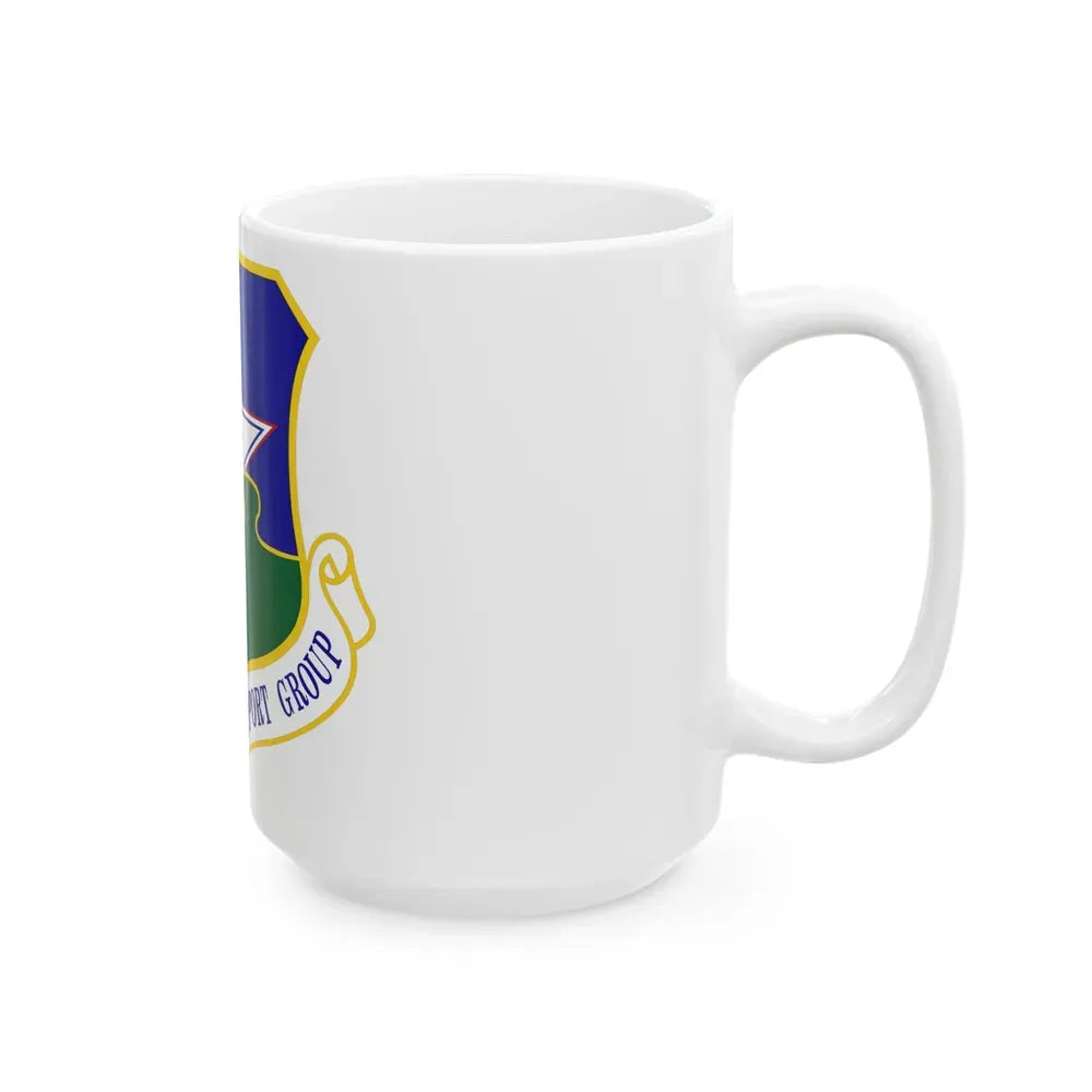 502d Mission Support Group (U.S. Air Force) White Coffee Mug - Go Mug Yourself