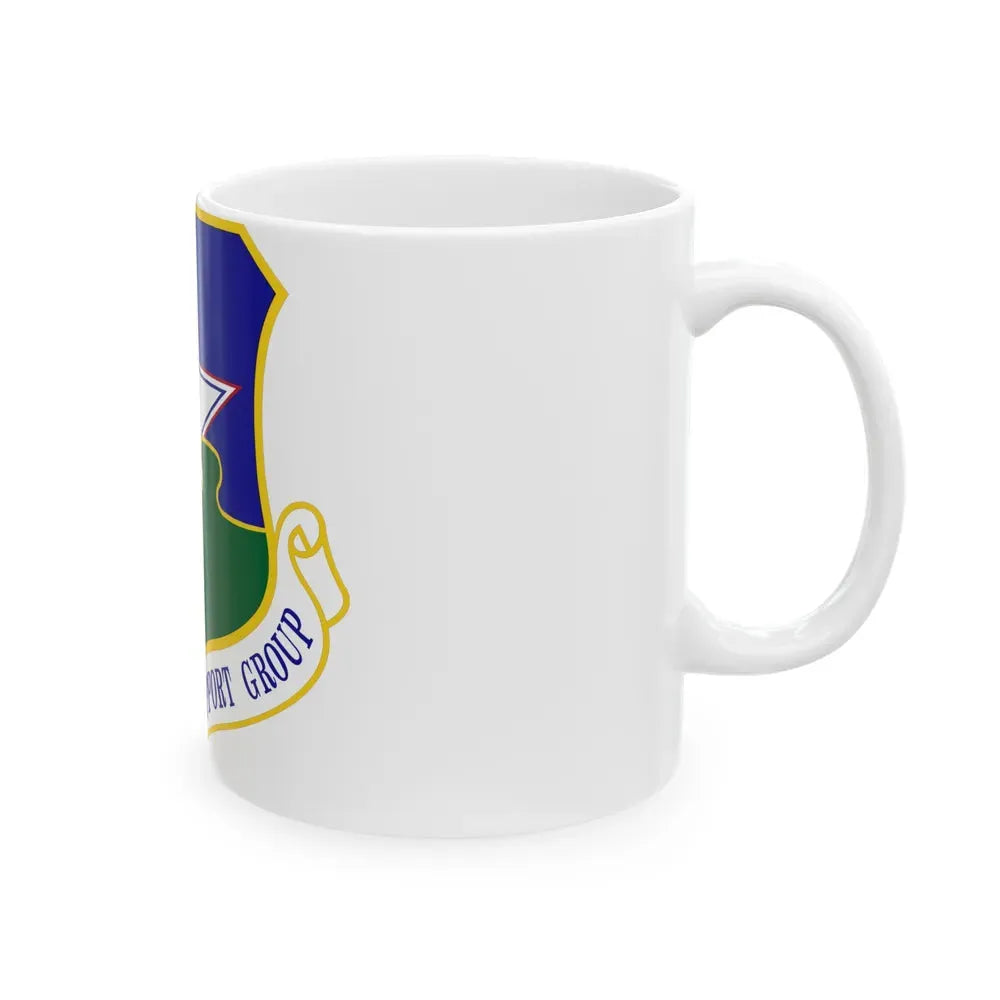 502d Mission Support Group (U.S. Air Force) White Coffee Mug - Go Mug Yourself