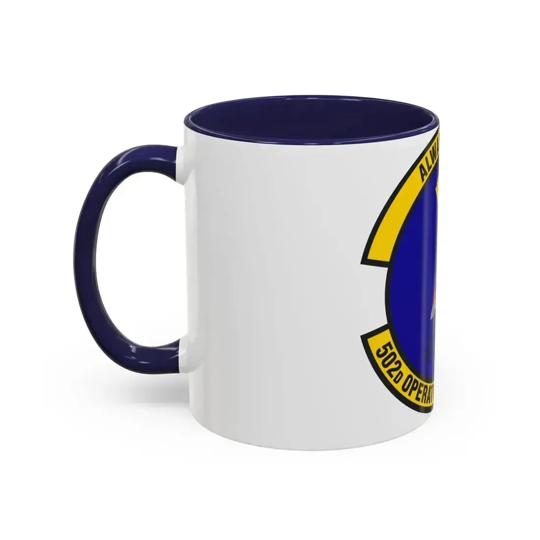 502d Operations Support Squadron (U.S. Air Force) Accent Coffee Mug - Go Mug Yourself