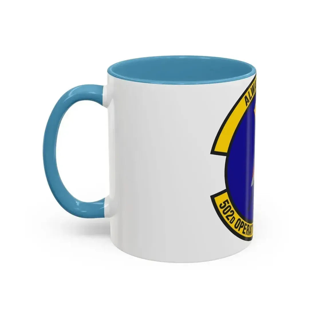 502d Operations Support Squadron (U.S. Air Force) Accent Coffee Mug - Go Mug Yourself