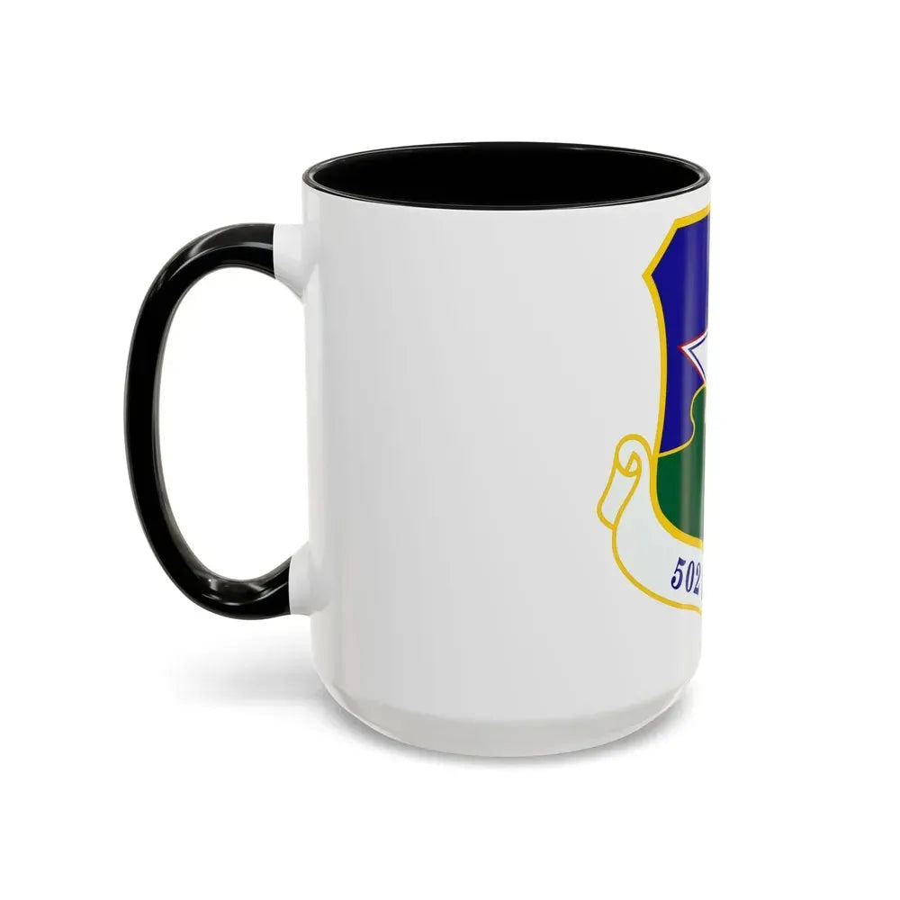 502d Security Forces and Logistics Support Group (U.S. Air Force) Accent Coffee Mug - Go Mug Yourself