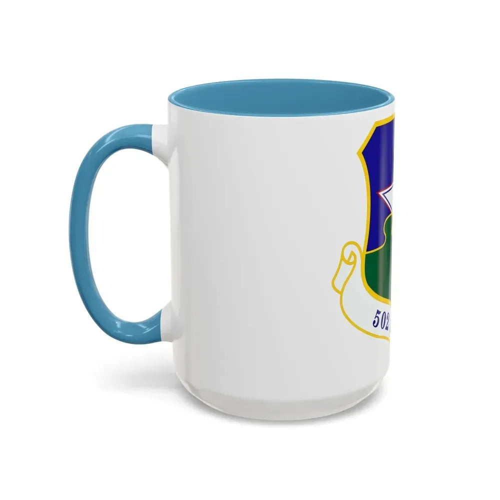 502d Security Forces and Logistics Support Group (U.S. Air Force) Accent Coffee Mug - Go Mug Yourself