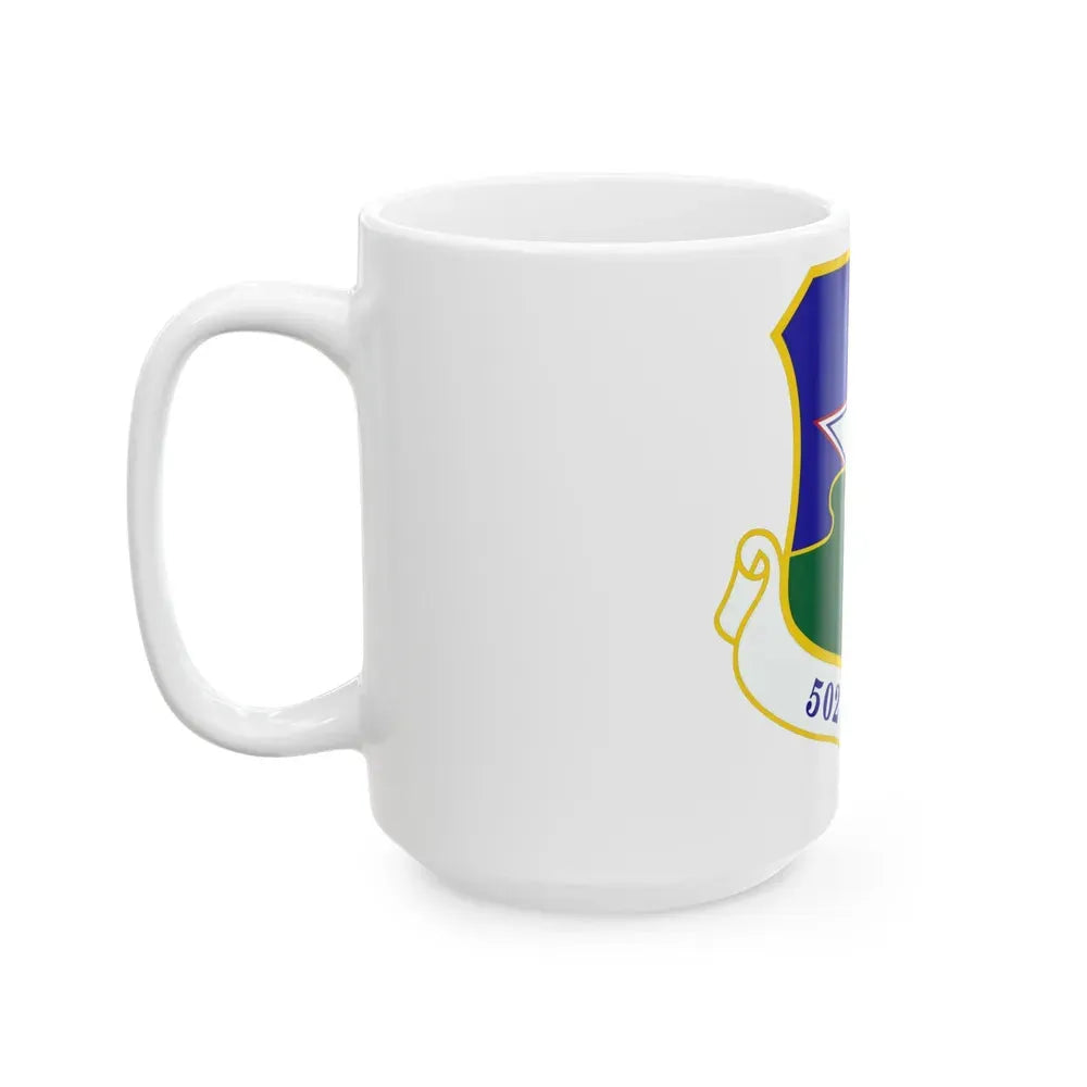 502d Security Forces and Logistics Support Group (U.S. Air Force) White Coffee Mug - Go Mug Yourself
