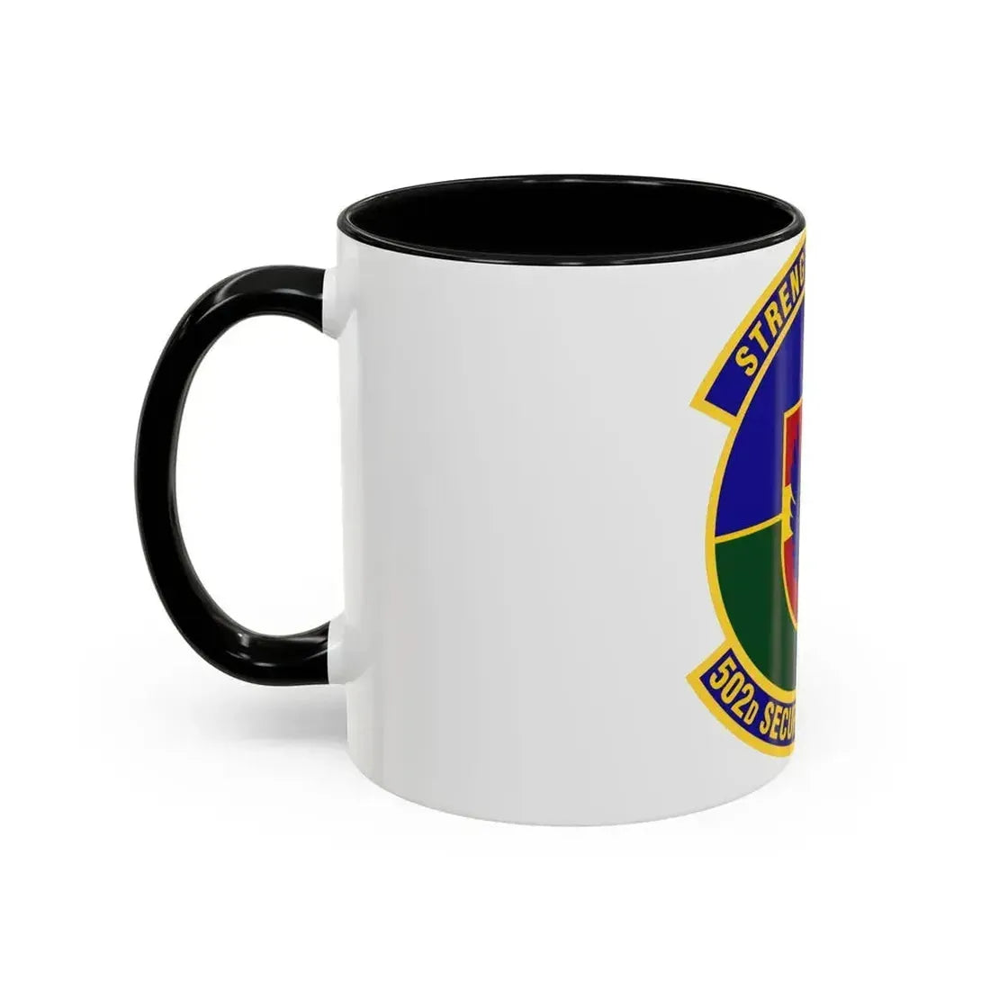 502d Security Forces Squadron (U.S. Air Force) Accent Coffee Mug - Go Mug Yourself