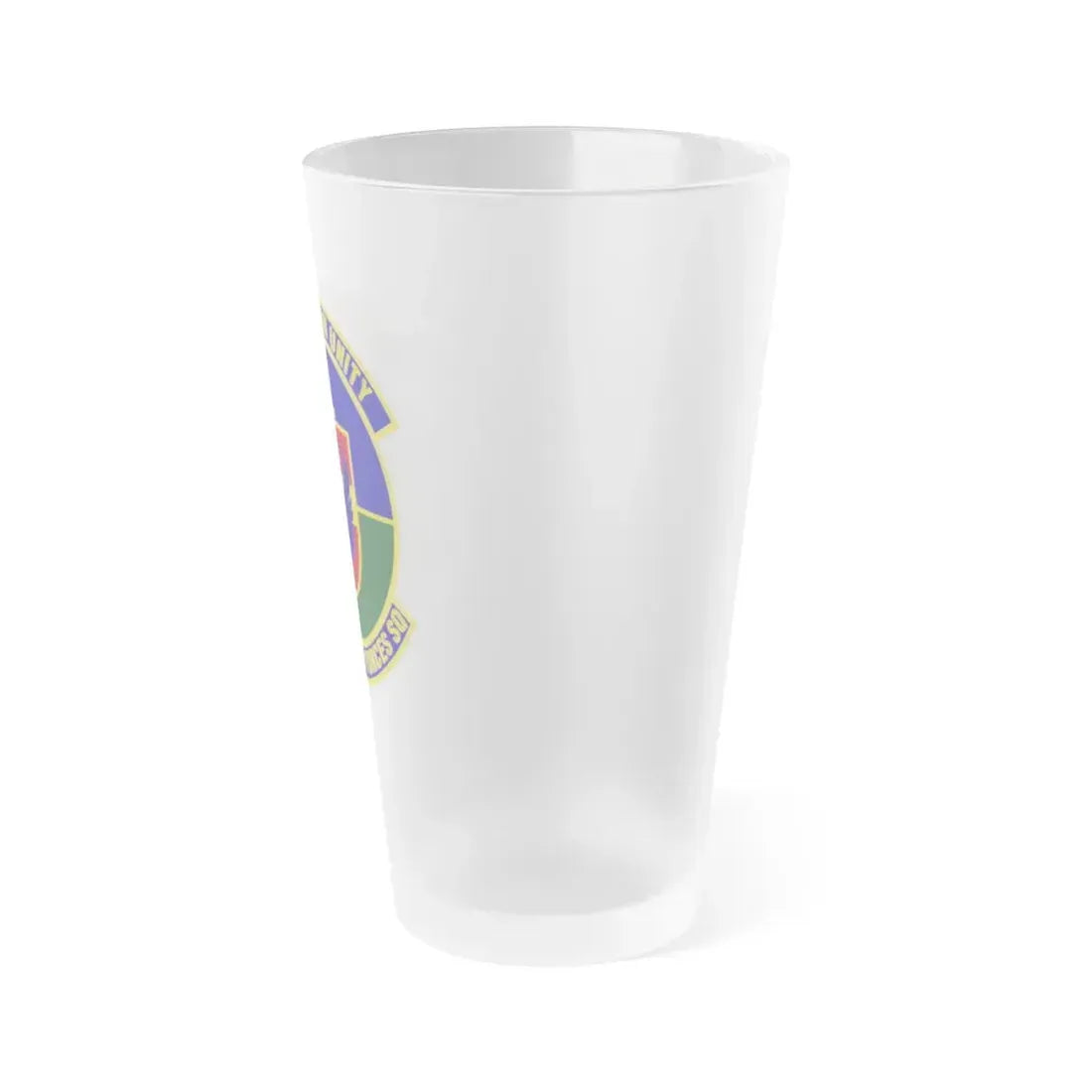 502d Security Forces Squadron (U.S. Air Force) Frosted Pint Glass 16oz - Go Mug Yourself