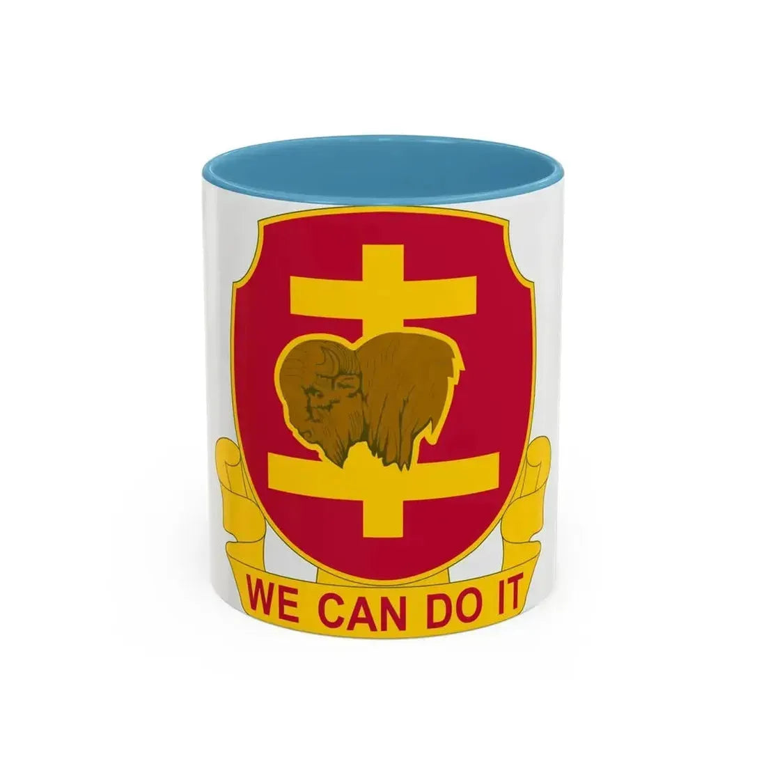 503rd Field Artillery Battalion (U.S. Army) Accent Coffee Mug 11oz Light Blue - Go Mug Yourself