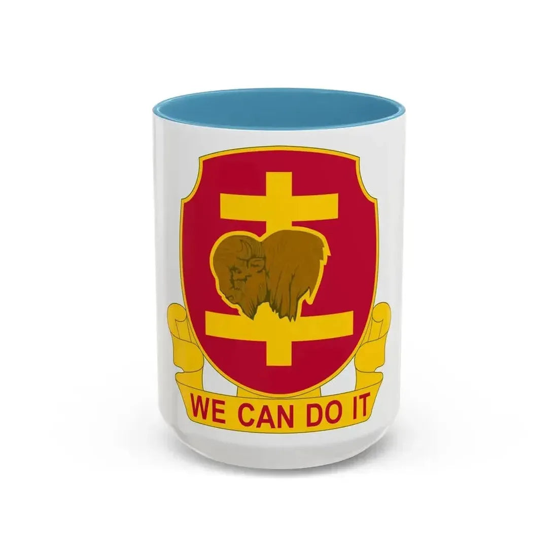 503rd Field Artillery Battalion (U.S. Army) Accent Coffee Mug 15oz Light Blue - Go Mug Yourself