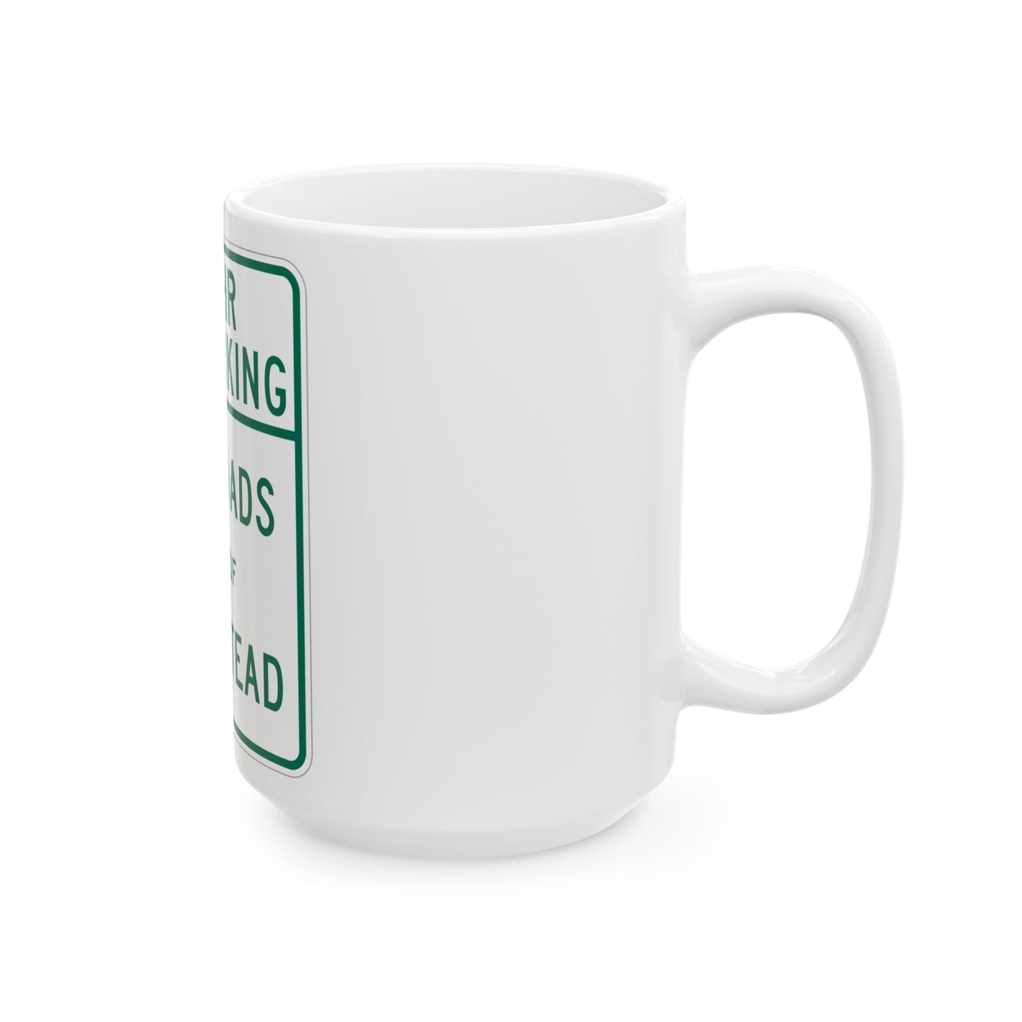 NYSDOT NYP2-8 (New York) (Road Sign) White Coffee Mug