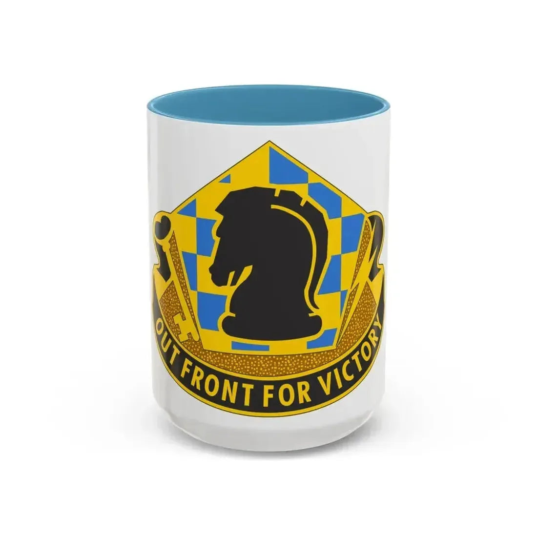 505 Military Intelligence Brigade 2 (U.S. Army) Accent Coffee Mug 15oz Light Blue - Go Mug Yourself