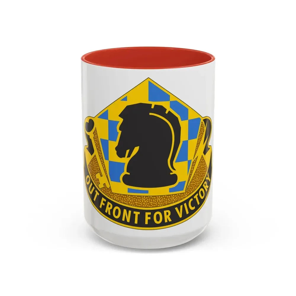 505 Military Intelligence Brigade 2 (U.S. Army) Accent Coffee Mug 15oz Red - Go Mug Yourself
