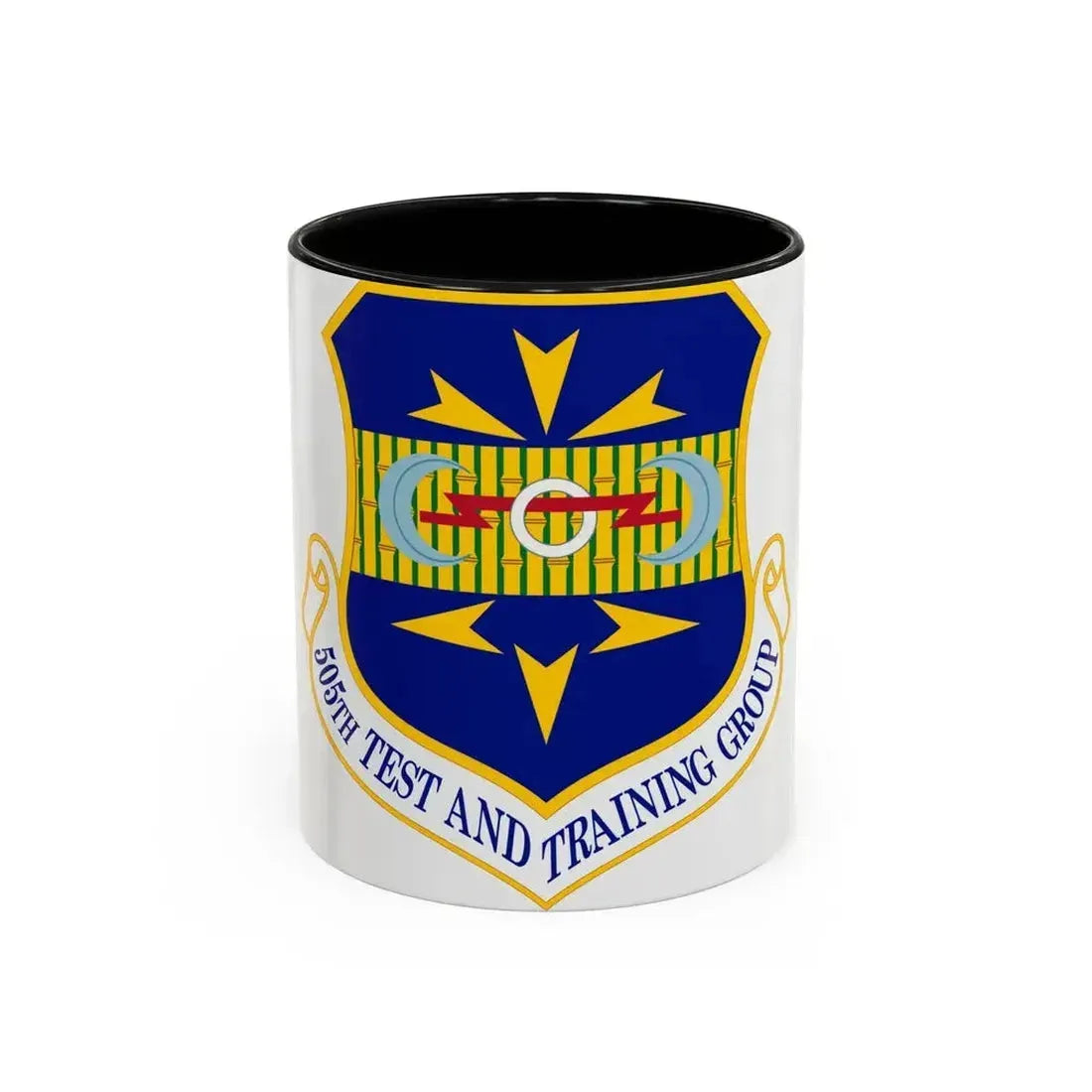 505 Test and Training Group ACC (U.S. Air Force) Accent Coffee Mug 11oz Black - Go Mug Yourself