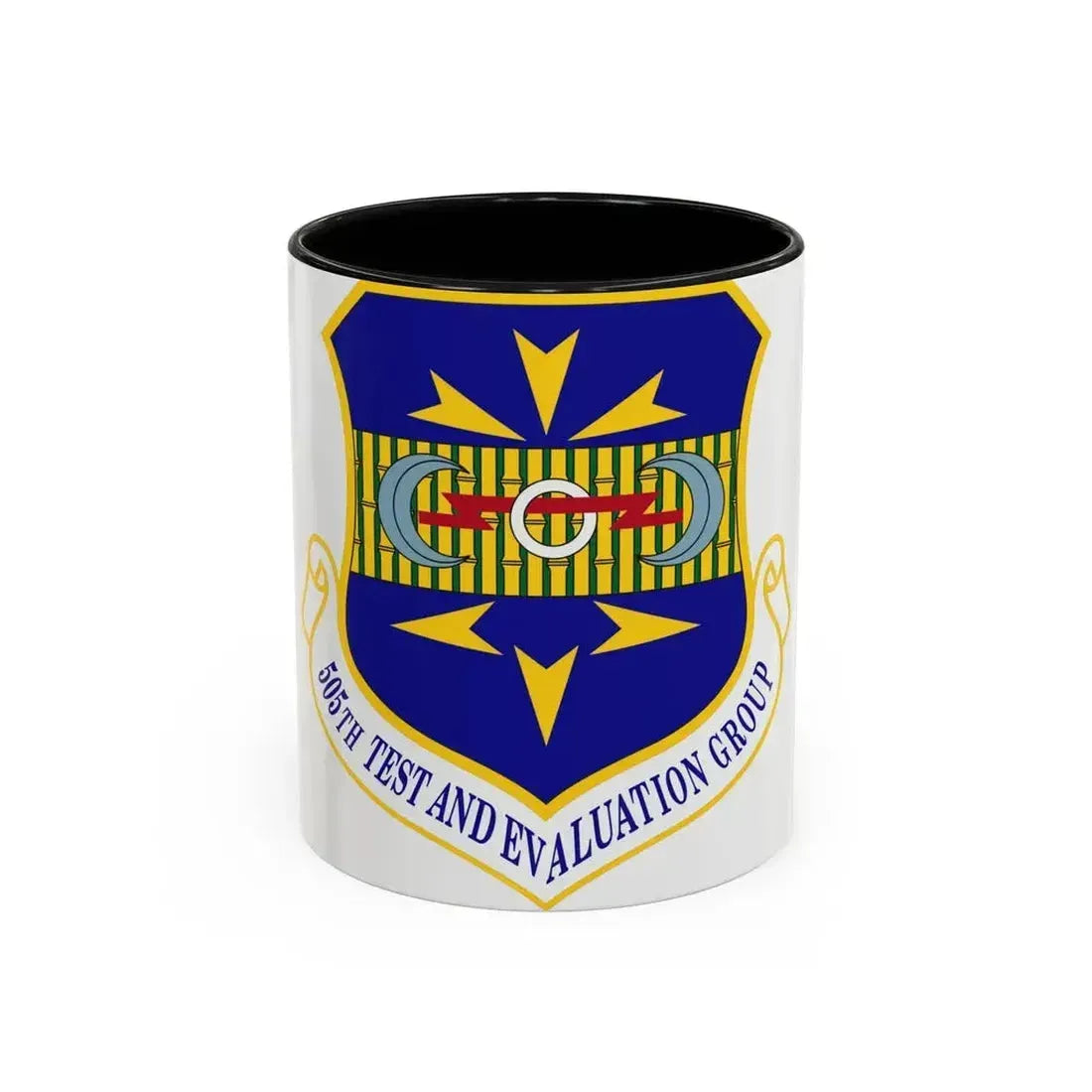 505th Test and Evaluation Group (U.S. Air Force) Accent Coffee Mug 11oz Black - Go Mug Yourself