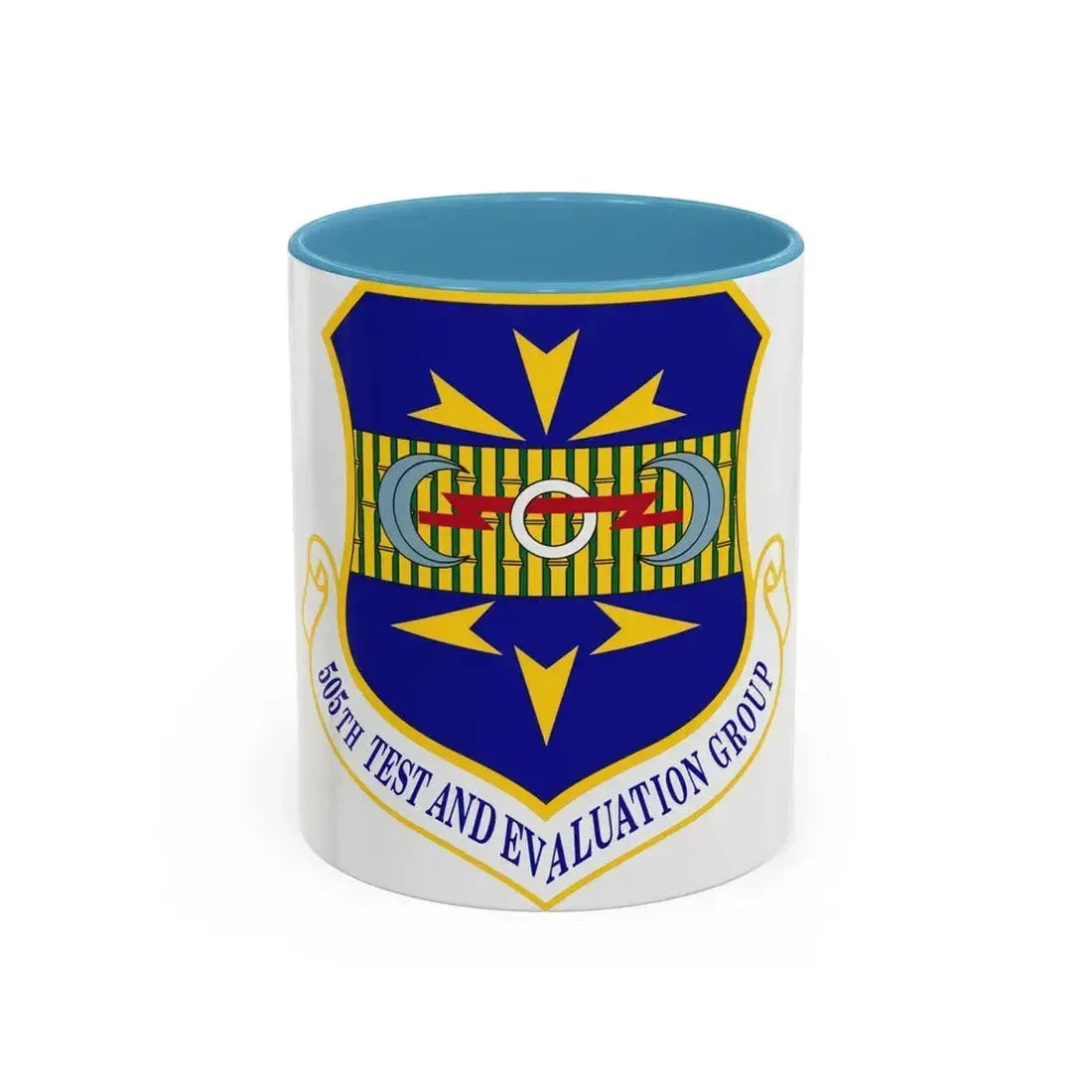 505th Test and Evaluation Group (U.S. Air Force) Accent Coffee Mug 11oz Light Blue - Go Mug Yourself