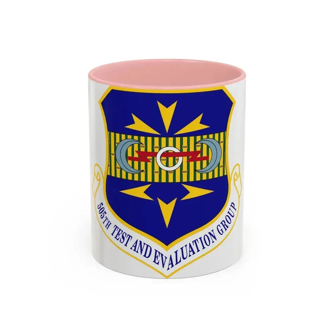 505th Test and Evaluation Group (U.S. Air Force) Accent Coffee Mug 11oz Pink - Go Mug Yourself
